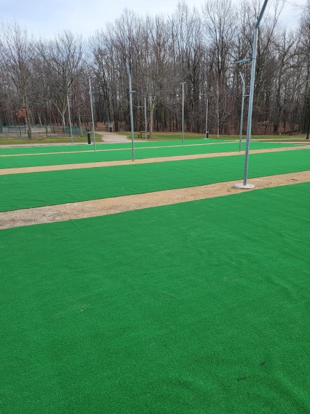 Combined Locks Batting Cages with Synthetic Turf